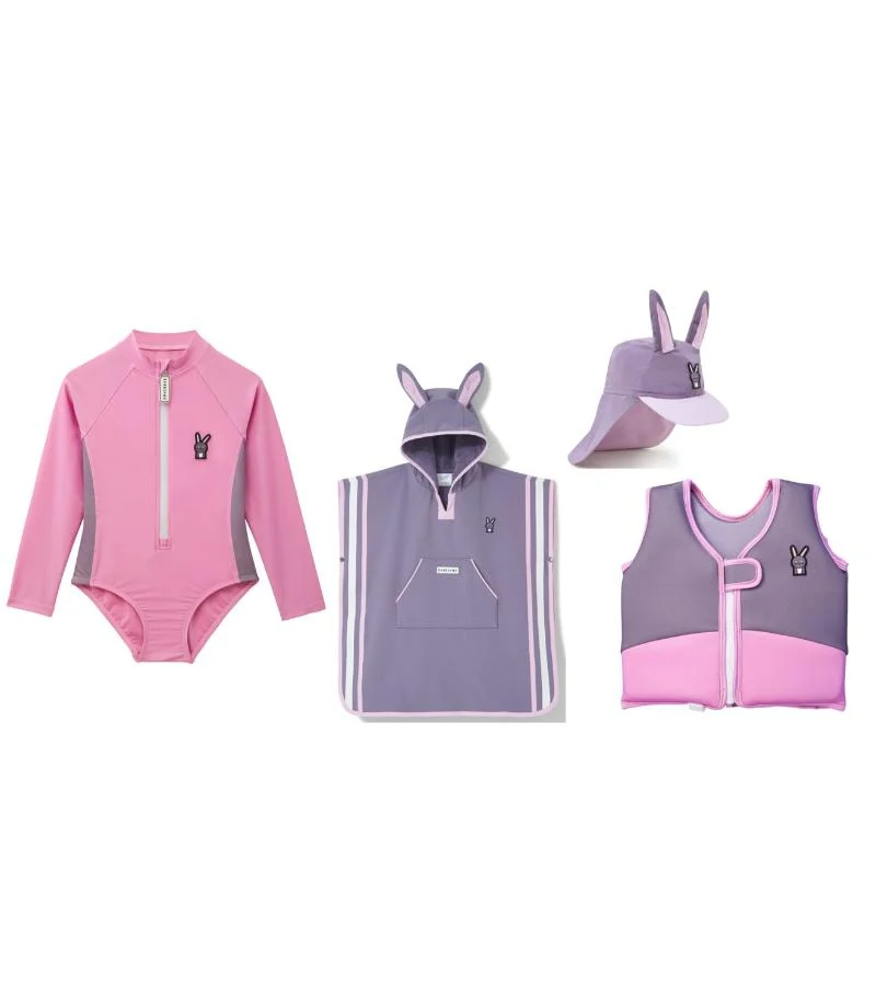 هدير بدلة سباحة أرنب هوب مع حزمة